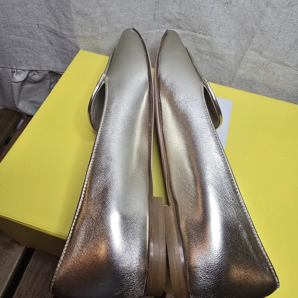 Elegant Mavette  Silver Loafers for Women
